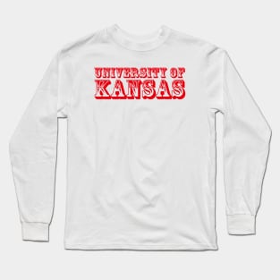 University Of Kansas (Red) Long Sleeve T-Shirt